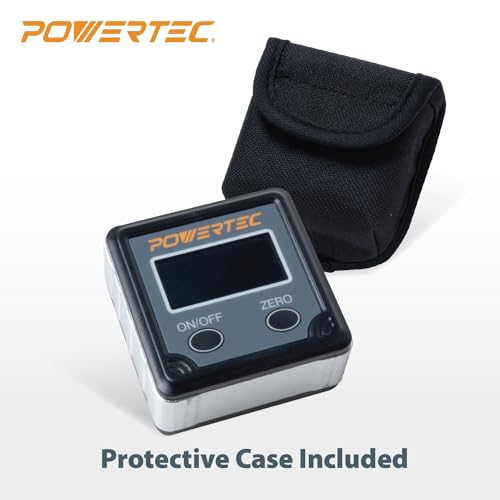 image for POWERTEC 71828 Table Saw Angle Gauge, Digital Angle Finder Protractor,