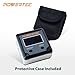 POWERTEC Digital Angle Finder Protractor, Magnetic Base w/Digital Inclinometer - Electronic Angle Protractor Level Measuring Gauge for Woodworking, Carpentry, Table Saw, Miter Saw (71828W)