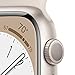 Apple Watch Series 8 [GPS 41mm] Smart Watch w/Starlight Aluminum Case with Starlight Sport Band - S/M. Fitness Tracker, Blood Oxygen & ECG Apps, Always-On Retina Display, Water Resistant