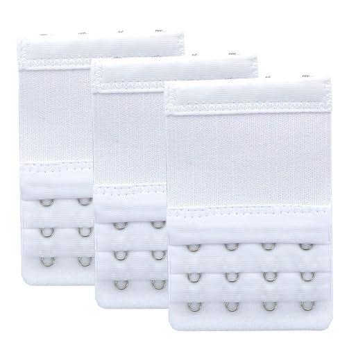 Image of Women's Bra Extenders 4 Hook / 3 Hook / 5 Hook / 2 Hook Soft Comfortable Stretchy Bra Extension Strap