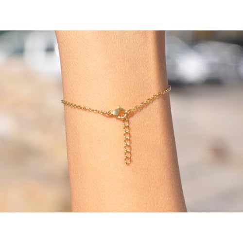 Image of Long tiantian Hand Chain Bracelet Gold Link Finger Ring Slave Bracelet