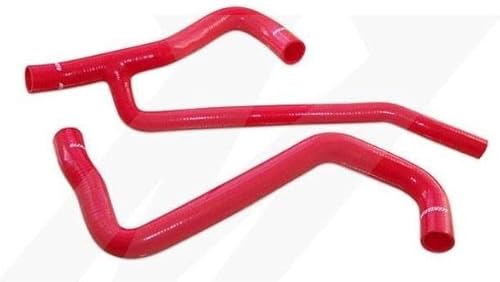 Miniatura 1 de Mishimoto MMHOSE-GT-07RD Kit de manguera de agua de silicona compatible con Ford Mustand V8 GT 2005-2014 rojo