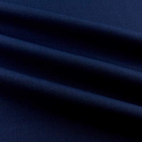 Premium 60" Navy Poly Cotton Broadcloth Fabric for Versatile Sewing Projects - Sold by the Yard 3 Premium 60" Navy Poly Cotton Broadcloth Fabric for Versatile Sewing Projects - Sold by the Yard - Image 2
