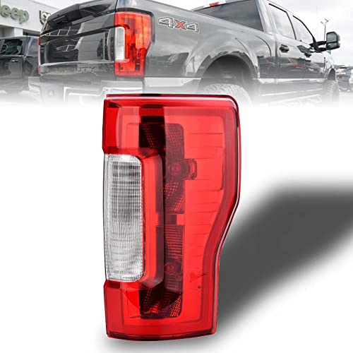 Tail Light Rear Lamp Compatible With 2017-2019 Ford F250 F350 Super Duty Without Blind Spot/Led Right Passenger Side Taillight Brake Signal Assembly With Bulb #TOP7
