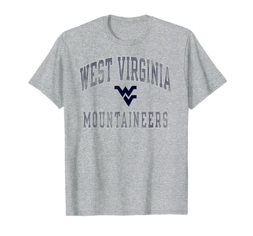 West Virginia Mountaineers Vintage Worn Gray T-Shirt