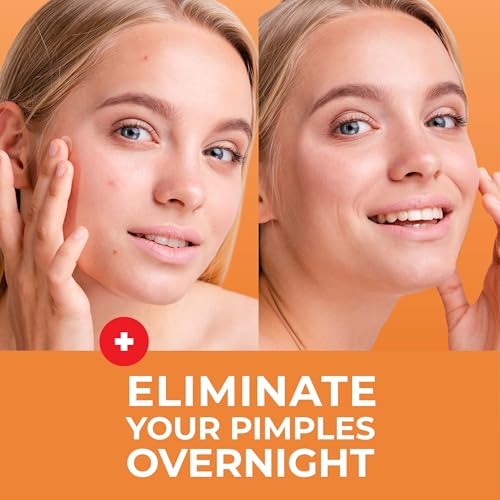 Adesivos para acne (120 unidades) com óleo de árvore de chá, remendos de espinhas hidrocolóide para
