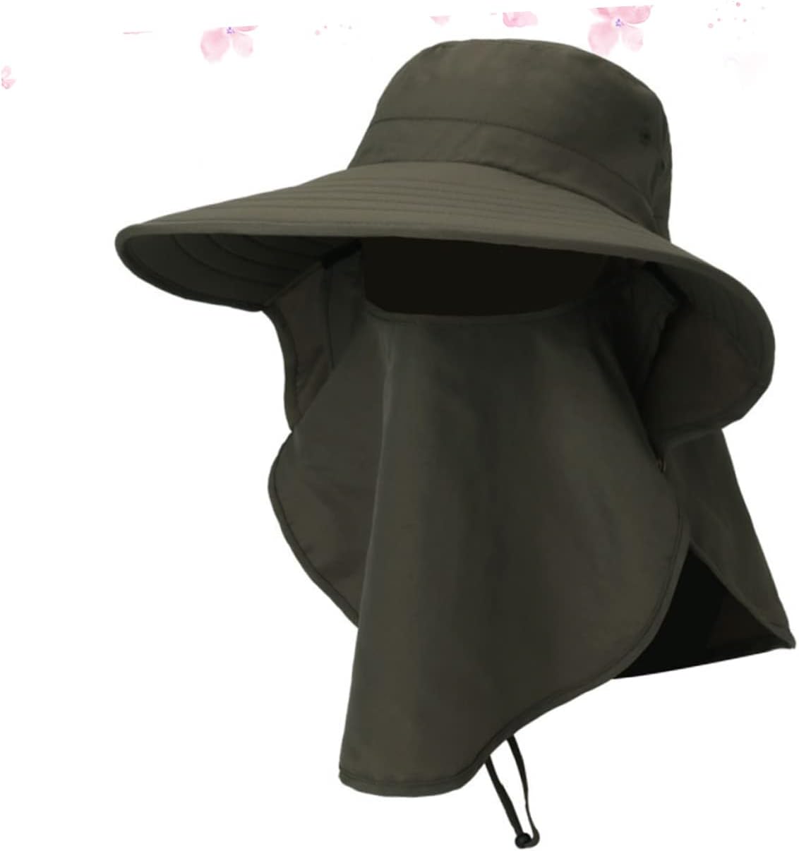 Fishing Hat Sun Visor Hat Summer Hat Sun Fishing Cap Neck Scarf Net Fishing Flap Hat Fishing Bucket