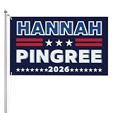 4x6 Ft Hannah Pingree for Governor Flag Maine 2026 Election Garden Flags for Outside Double Sided 3-PLY Yard Signs Decor