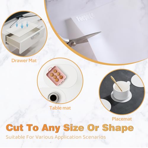 Foepoge 125 × 40cm Extra Long Silicone Mat for Kitchen Worktop Protector Non Stick Heat Resistant Silicone Countertop Protector - Image 4