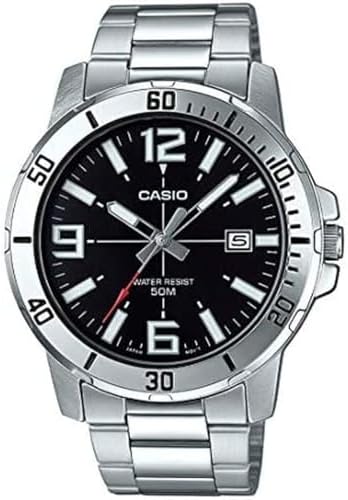 Casio Enticer Analog Black Dial Men's Watch - MTP-VD01D-1BVUDF (A1361)