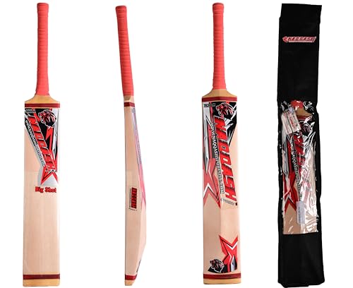 Kashmir Willow Leather Ball Cricket Bat, Exclusive Cricket Bat for Adult Full Size with Free Best Bat Cover & Protection Sheet - Thumbnail 7