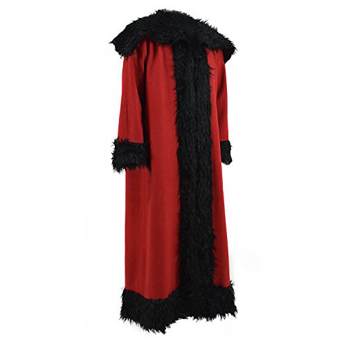 TISEA Men's Father Christmas ALEC Baldwin Cosplay Coat Guardians Santa Claus Cosplay Costume Halloween Outfit (XXL, Red+ Black) TISEA Men's Father Christmas ALEC Baldwin Cosplay Coat Guardians Santa Claus Cosplay Costume Halloween Outfit (XXL, Red+ Black)