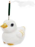 Vista 17 de Pez de oro blanco rojo naranja elegante de cerámica para incienso artística coleccionable para coleccionistas adultos, regalo de acento sofisticado