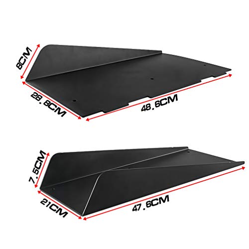 FAVOMOTO 1 Conjunto Difusor de Pára-Choque Traseiro Do Carro Spoiler Universal Do Corpo Do Carro Spo