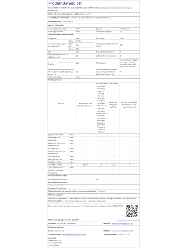 homeX Gefrierschrank NoFrost, Tiefkühlschrank groß - 204L Nutzinhalt, 4-Sterne Gefrieren, XXL Freezer, Gefrierschränke freistehend, Super-Frost-Funktion, leise 39 dB, silber, FSN2041E-S
