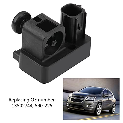 Sensor de impacto, resistente à abrasão de fácil instalação 590-225 preto para acessório de carro