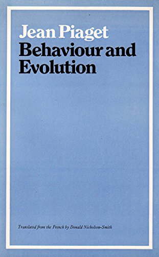 BEHAVIOUR AND EVOLUTION 0710000278 Book Cover