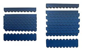 Crash-Marek 000 Biberschwanz Blau 2-Sets