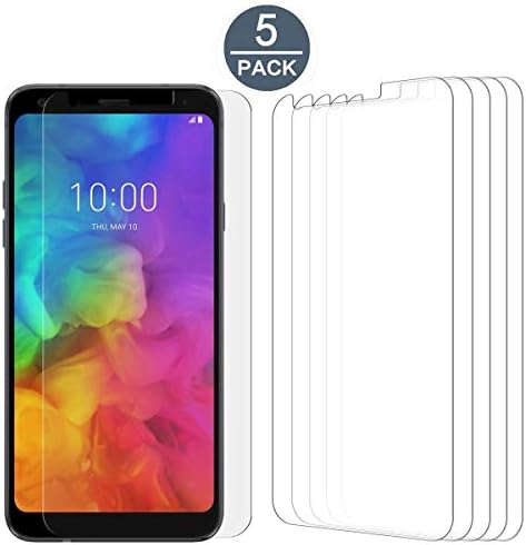 LG Q7 / Q7 Plus Screen Protector Film, [5 Pack] Tonvizern High Defintion Ultra Clear Screen Protector for LG Q7 [Not Glass]