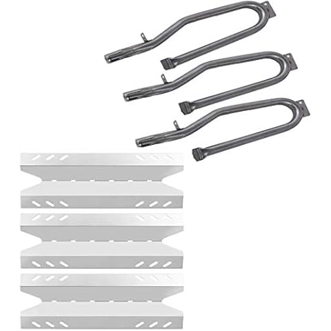 Htanch SN6431 (3-Pack) SA6431 (3-Pack) 16 1/8" Heat Plate and Burner Replacement for Members Mark BQ05046-6, BBQ Pro BQ05041-28, BQ51009 Outdoor Gourmet B09SMG1-3F, BQ05037-2, BQ05046-6A, BQ06042-1 Cover