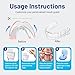 Mouth Guard for Grinding Teeth at Night, Custom Moldable Bite Guard for Teeth Clenching Nighttime, Comfortable Night Guards for Teeth Grinding with Storage Box (2 Large + 2 Small)