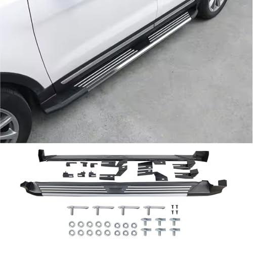 Estribos Laterales para Ford Explorer 2013-2018 Negro Aluminio