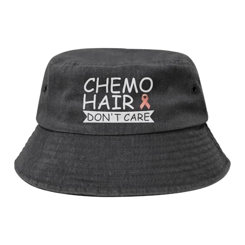 Qauirfe Chemo Hair Don't Care Endometrial Cancer Fashion Cowboy Denim Fisherman Hat Outdoor Fishing Cap Sun