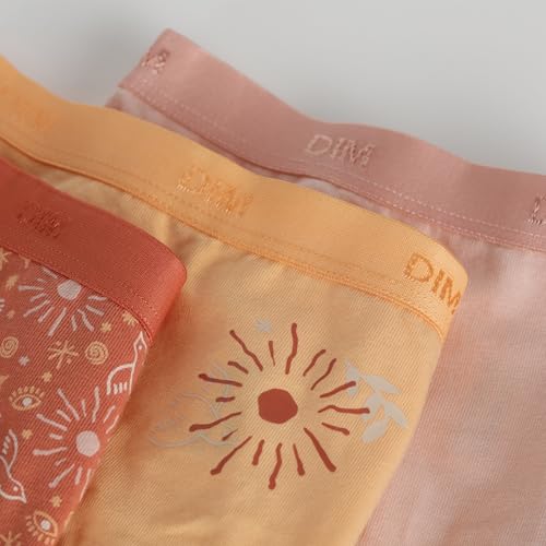 Dim Fille – Culottes Les Pockets Coton x3 | Ultra Douces & Confortables | Ceinture Élastiquée | Motifs Colorés