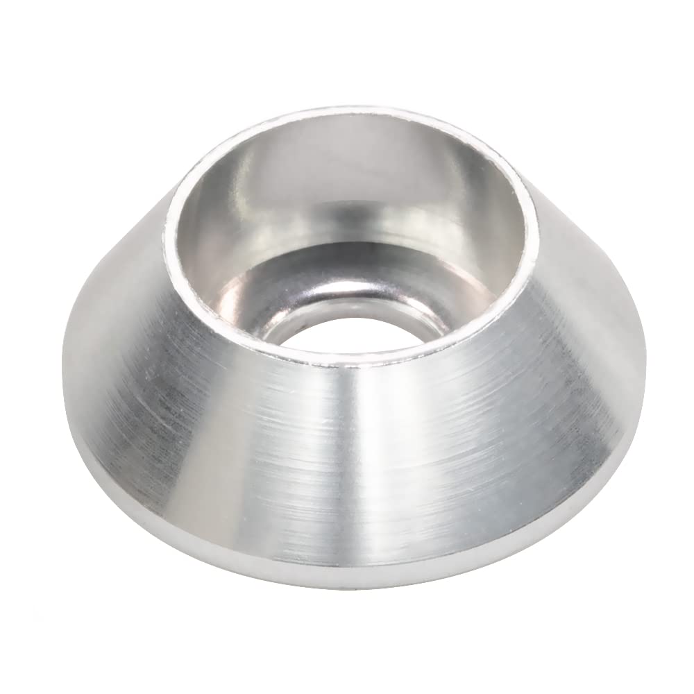 [60PCS] M3 Cone Cup Counterbore Washers, Anodized Aluminum Alloy, Head Washers Gaskets Cup Shim for Screw RC/FPV/PC/Drone/Mechanical Accessories Model