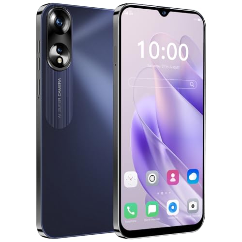 JoyHandy Unlocked Cheap Mobile Phone 5,0-Zoll HD Smart Screen, 16GB ROM (128GB Extension), Android 10.0, Face ID/WiFi/GPS 4G Dual-SIM (A38-Black)