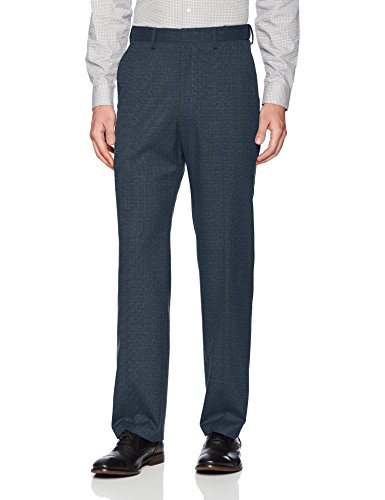 J.M. Haggar Men's Premium Deco Classic Fit Suit Separate Pant, Navy, 40Wx32L