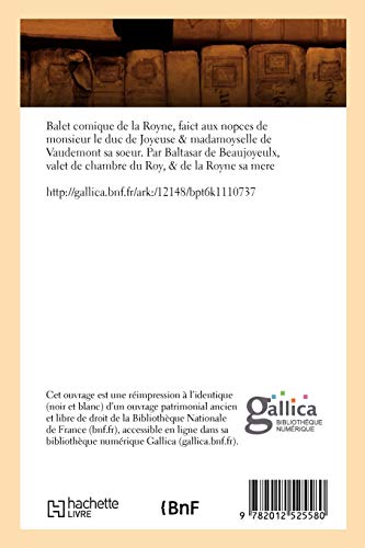 Balet Comique de la Royne (Éd.1582)