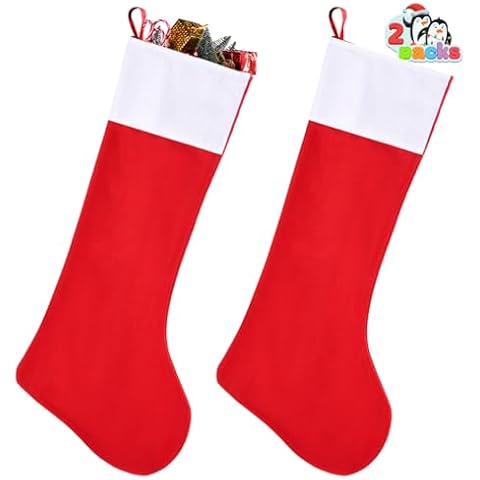 JOYIN 38” Jumbo Felt Christmas Stockings Cover