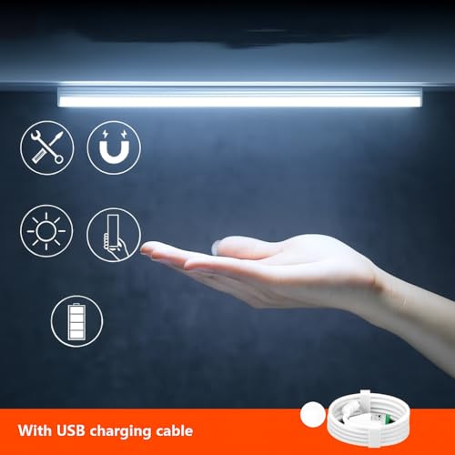 Image of PSP 2Watt Dim Motion Sensor LED Light | 1Y Warranty | Rechargeable with Type-C Port | Magnetic Mounts (Cool White - 50CM)