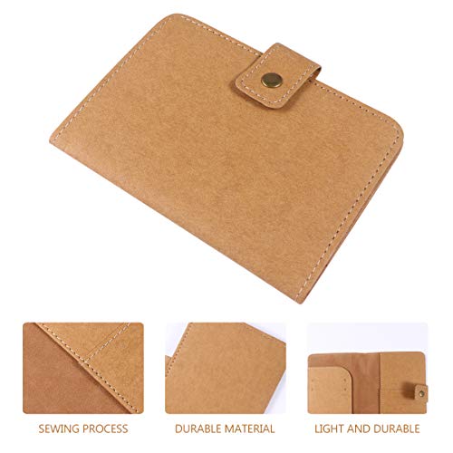 NUOBESTY Carteira de passaporte 1 pç, 20 x 14 x 0,3 cm carteira de viagem carteira de identidade por