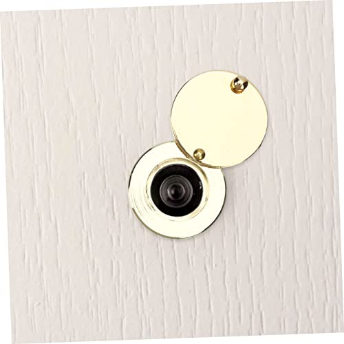 Door Peephole Cover Rotary Tool Accessories Door Viewer Peephole Cover Door Viewer Cover Only Switch Necessity Cover Plate Door Hole Cover Copper Golden To Rotate Security Door #TOP5