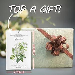 MYARO 12 Packs Scented Sachets for Drawer and Closet Long Lasting Sachets Bags Home Fragrance Sachet 6 Scents Option Lavender Rose Jasmine Ocean Gardenia Lily