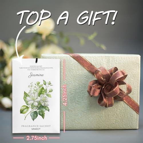 MYARO 12 Packs Scented Sachets for Drawer and Closet, Long-Lasting Sachets Bags Home Fragrance 6 Scents Option- Lavender, Rose, Jasmine, Ocean, Gardenia, Lily - Image 4