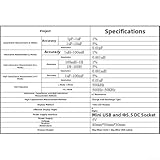 MoSundi LC - Medidor digital de capacitancia y inductancia 1pF-100mF 1μH-100H con pantalla LCD 1602 para ABS verde 8 x 5 x 3 cm