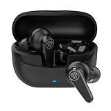 JLab Go Pods ANC True Wireless Bluetooth Earbuds & Charging Case, Hybrid Active Noise canceling + Be Aware for Safe Listening, 26+ Hours Total Playtime, Clear Calls, Custom Sound via App, Black