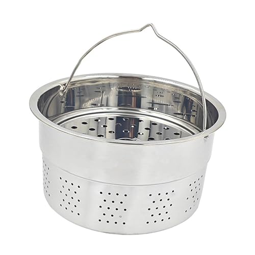 Sharplace Panier à Vapeur pour Aliments, Insert à Trous Fins, Panier à Vapeur, cuiseur à Riz, Grille de Cuisson à la Vapeur pour boulettes de Fruits de mer et