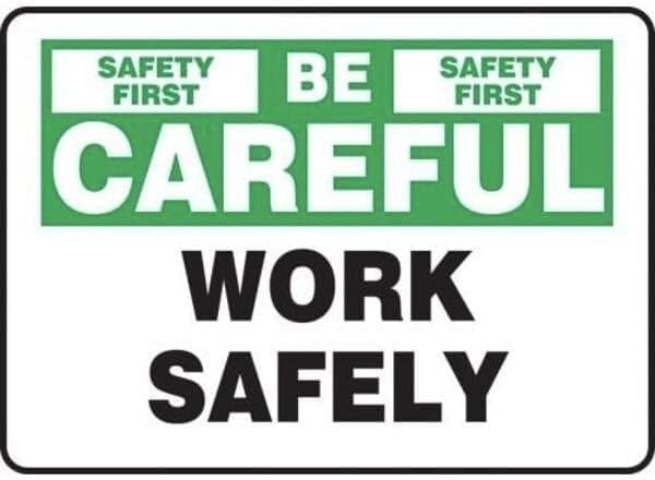 Safety Sign, Mfr: MGNF977XV-A