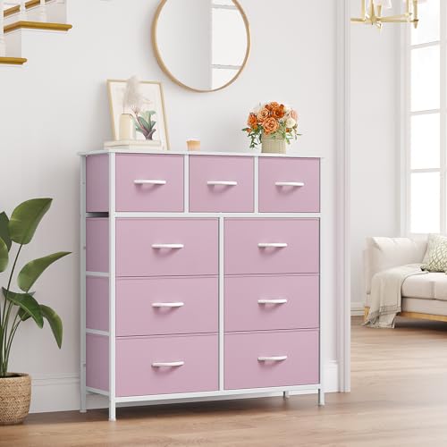 image for YITAHOME Dresser for Bedroom with 9 Drawers, Closet Dresser & Chest of