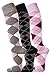 Produktbild TippTexx 24 3/6 Paar unisex Reiter Socken, Reitstrümpfe in Karo Mustern plus Anti-Loch-Garantie(DE/NL/SE/PL, Numerisch, 35, 38, Regular, Regular, Flieder/Anthrazit/Weinrot - 6 Paar)