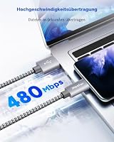 CLEEFUN USB C Kabel 6 m Lang,3A Ladekabel USB C auf USB für PS5 Controller – Ansicht 7