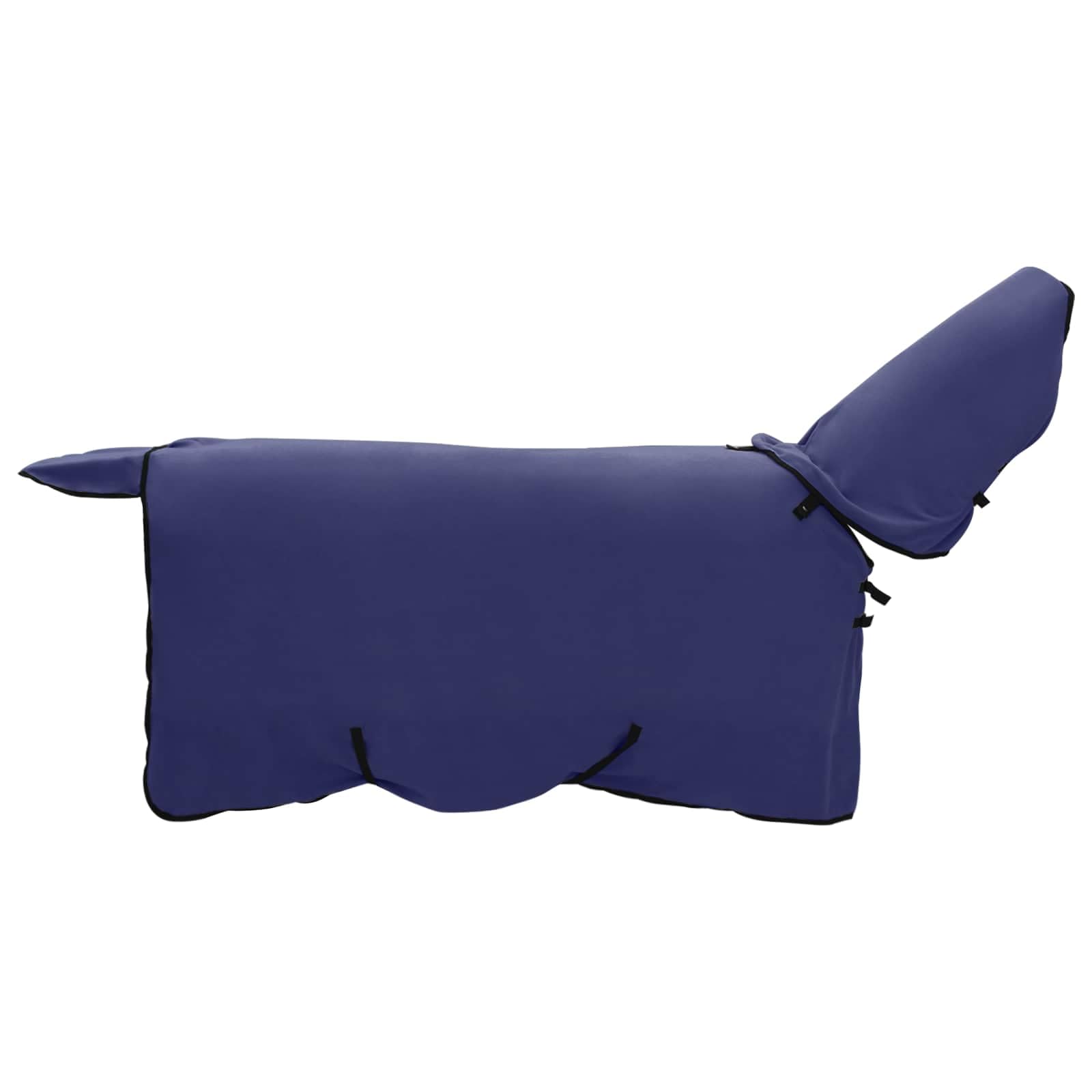 vidaXL Coperta per cavalli blu navy, in poliestere, moderna, coperta equestre, copertura rimovibile, mantello caldo, funzionale, elegante accessorio per esterni
