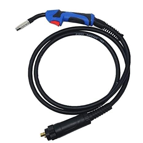Mig Welding Torch 15AK CO2 180 Amp. With Euro Connection 10 feet (3 meters) Air Cooled Fit for Mig Mag European Welding Machine Equipment Tool