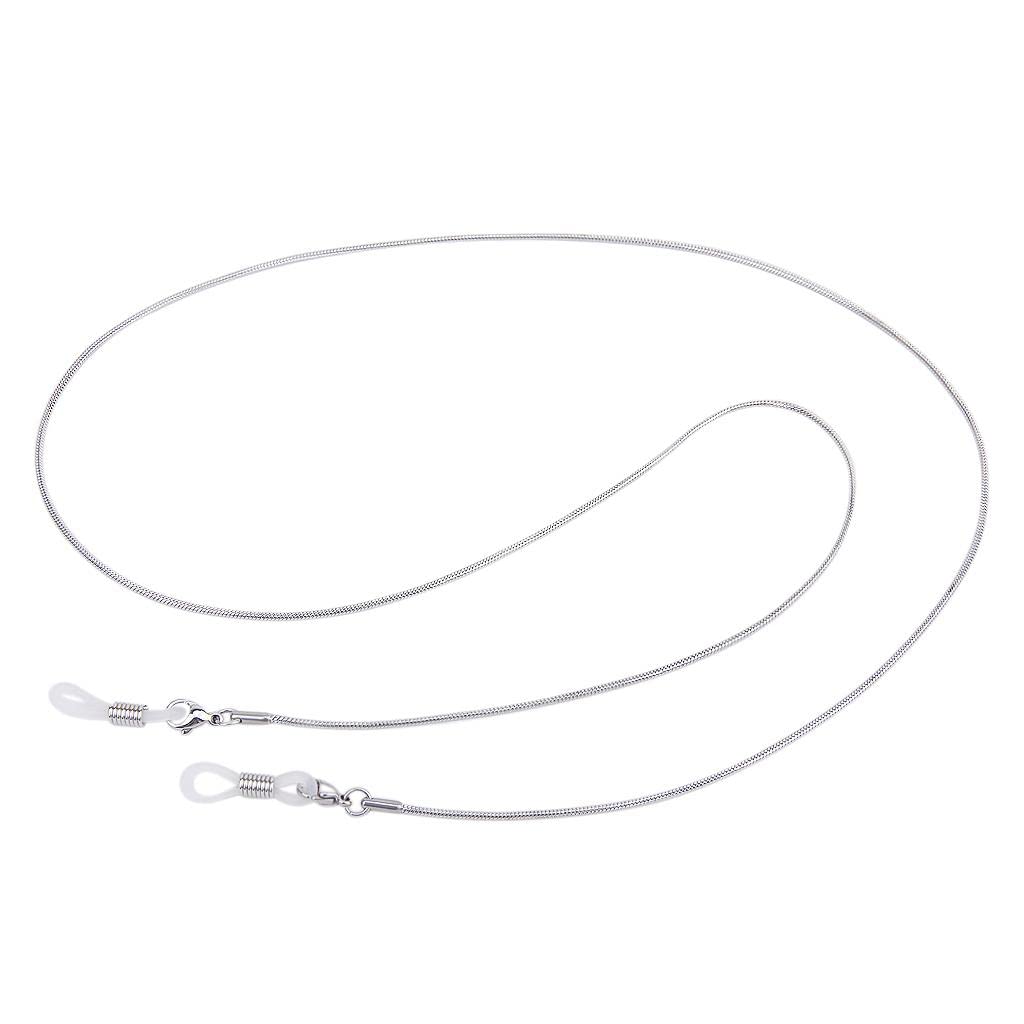 Fashion Stainless Steel Chain Eyeglass Cord Adjustable End Glasses Holder Leash 27 Inchother Vision Care Vision Care Health-image-31