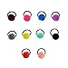 40 Pcs (20 Pairs) Pom Balls Elastic Hair Ties for Girls' Ponyatil Holder Accessories (Assorted Color)