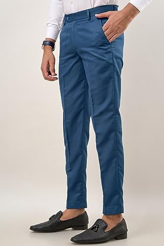 Image of VX9 Men's Formal Trousers, Smart Office & Business Wear, Classic Fit